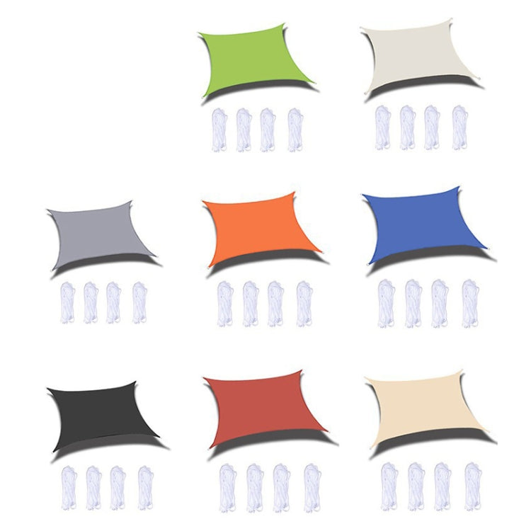 Outdoor Garden Sunshade Sail Waterproof Anti-UV Canopy, Size: 3m x 4m, 3m x 4m