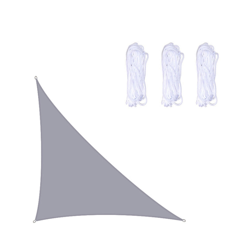 Triangle Outdoor Garden Sunshade Sail Waterproof Anti-UV Canopy, Size: 3m x 3m x 4.3m, 3m x 3m x 4.3m