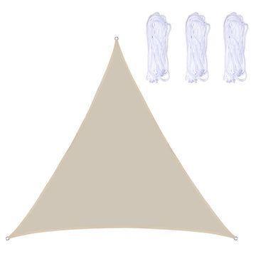 Triangle Outdoor Garden Sunshade Sail Waterproof Anti-UV Canopy, Size: 3.6m x 3.6m x 3.6m, 3.6m x 3.6m x 3.6m