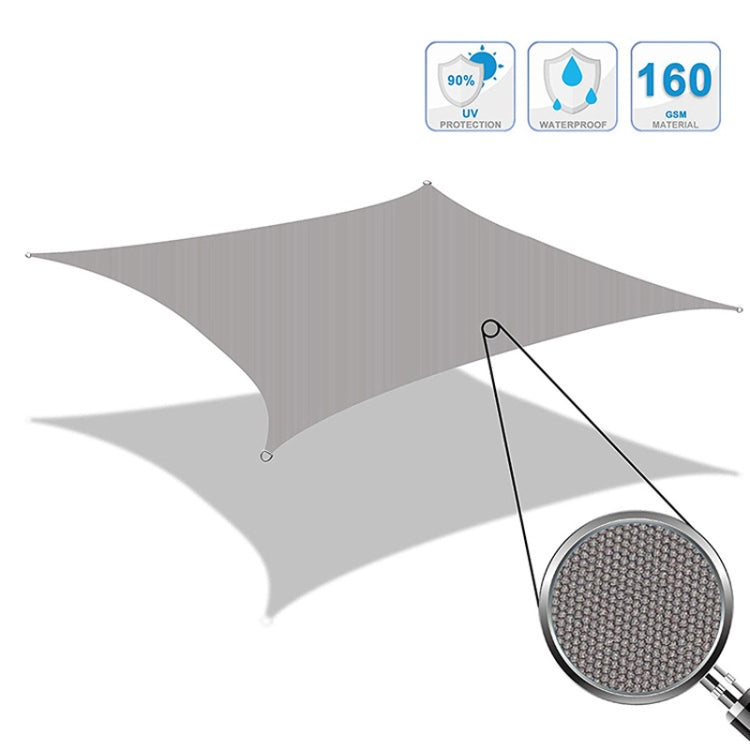 Triangle Outdoor Garden Sunshade Sail Waterproof Anti-UV Canopy, Size: 3.6m x 3.6m x 3.6m, 3.6m x 3.6m x 3.6m