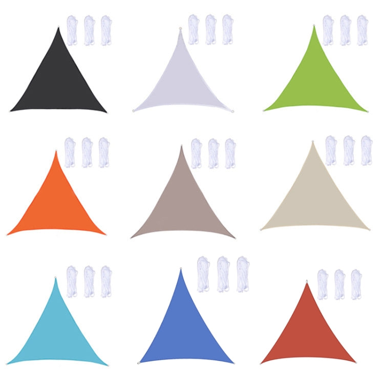 Triangle Outdoor Garden Sunshade Sail Waterproof Anti-UV Canopy, Size: 4.5m X 4.5m X 4.5m, 4.5m x 4.5m x 4.5m