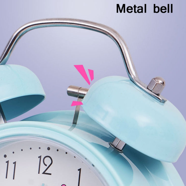 Student Cute Style Bell Alarm Clock Bedside Mute Clock With Light Specification：, Y33 3 Inch (Blue), Y33 3 Inch (Green), Y33 3 Inch (Pink), Y33 3 Inch (Beige), Y34 3 Inch (Blue), Y34 3 Inch (Green), Y34 3 Inch (Pink), Y34 3 Inch (Beige), Y35 4 Inch (Bl...