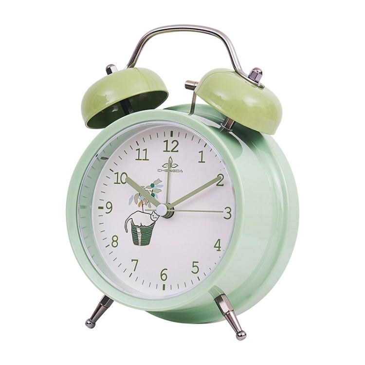Student Cute Style Bell Alarm Clock Bedside Mute Clock With Light Specification：, Y33 3 Inch (Blue), Y33 3 Inch (Green), Y33 3 Inch (Pink), Y33 3 Inch (Beige), Y34 3 Inch (Blue), Y34 3 Inch (Green), Y34 3 Inch (Pink), Y34 3 Inch (Beige), Y35 4 Inch (Bl...