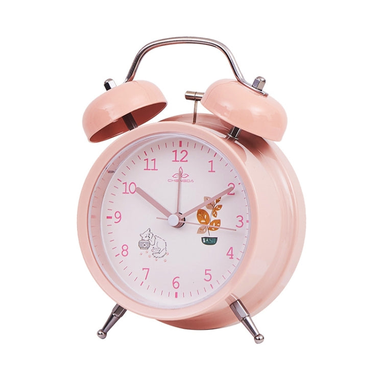 Student Cute Style Bell Alarm Clock Bedside Mute Clock With Light Specification：, Y33 3 Inch (Blue), Y33 3 Inch (Green), Y33 3 Inch (Pink), Y33 3 Inch (Beige), Y34 3 Inch (Blue), Y34 3 Inch (Green), Y34 3 Inch (Pink), Y34 3 Inch (Beige), Y35 4 Inch (Bl...