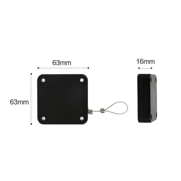 P093 Automatic Doorkeeper Telescher Door Closer Sliding Door Anti-Theft Box, Specification:, 2nd Generation Black All Glue 500g 1m, 2nd Generation White All Glue 500g 1m, 2nd Generation Black All Glue 800g 1m, 2nd Generation White All Glue 800g 1m     ...