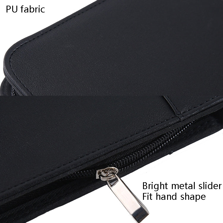 KC601 A4 Multifunctional Portable Folder Business Zipper Bag Leather Folder, Style:, No Chargeable No Calculator No Memo Pad (Black), No Chargeable No Calculator No Memo Pad (Dark Blue), No Chargeable No Calculator No Memo Pad (Gray)                   ...