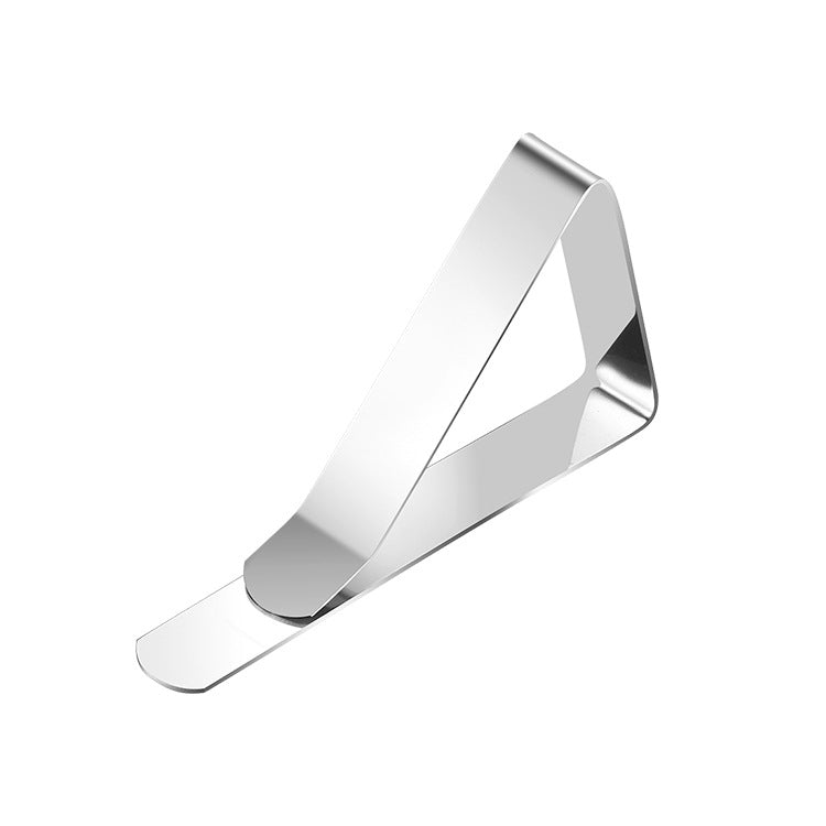 30 PCS Stainless Steel Tablecloth Clip Triangle Table Clamp Picnic Flexible Clip, 30 PCS(Classic ), 30 PCS (Wave)