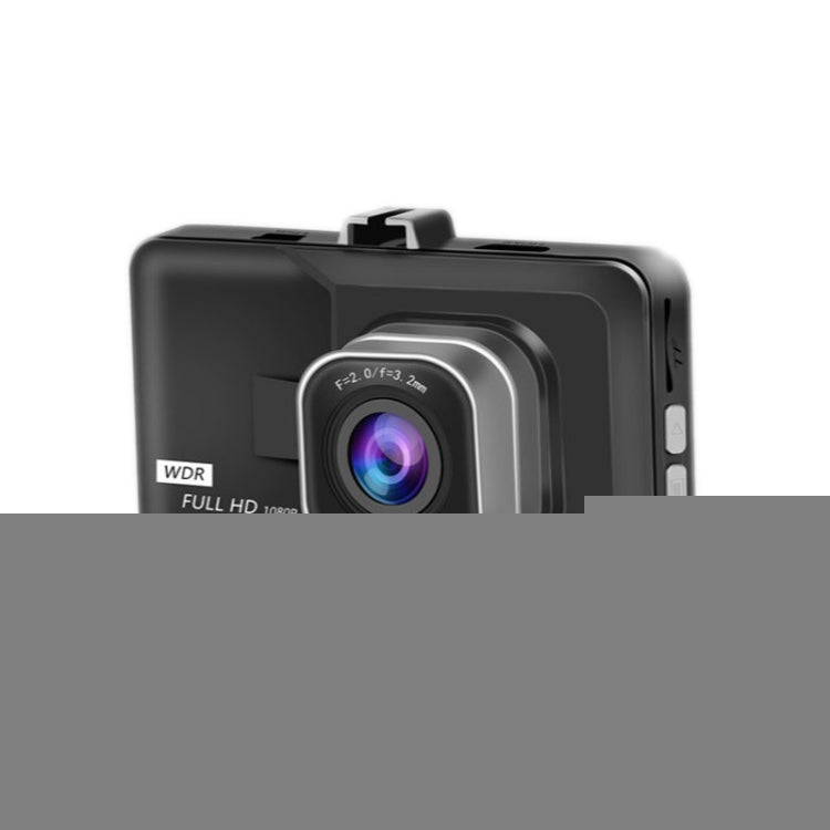 3.0 Inch HD 1080P Wide-Angle Driving Recorder With Reversing Image Specification：, Normal Definition Single Record（Black）