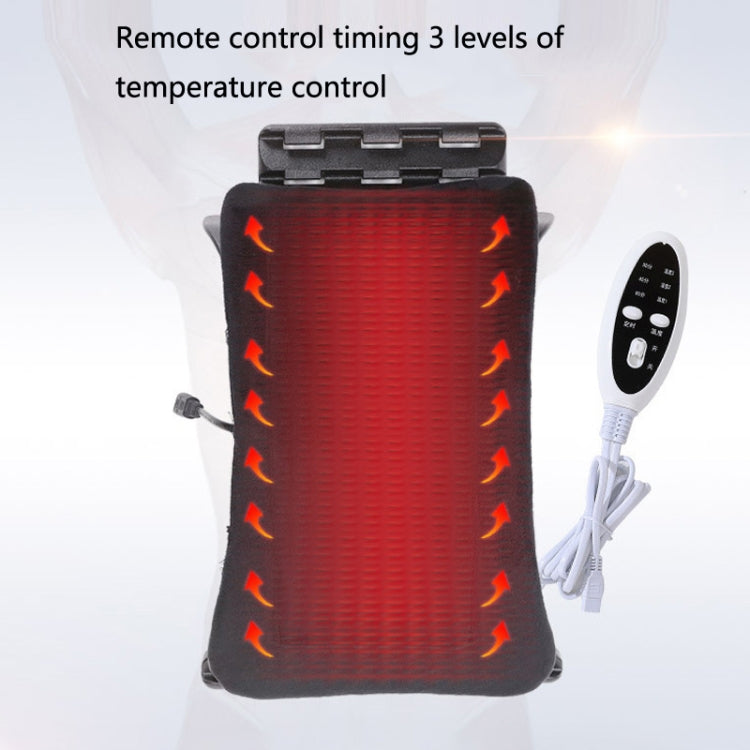 Electric Heating Belt Waist Lumbar Spine Massager Waist Four Seasons Heating Spine Correction Backrest, , US Plug Electric Hot Model (Black), , US Plug Electric Hot Model (White), Ordinary Model (Black), Ordinary Model (White)