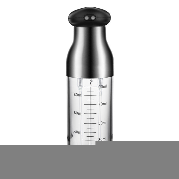 Stainless Steel Push-Type Oil Spray Bottle Barbecue Oil And Vinegar Sprayer, Push-Type Oil Spray Bottle