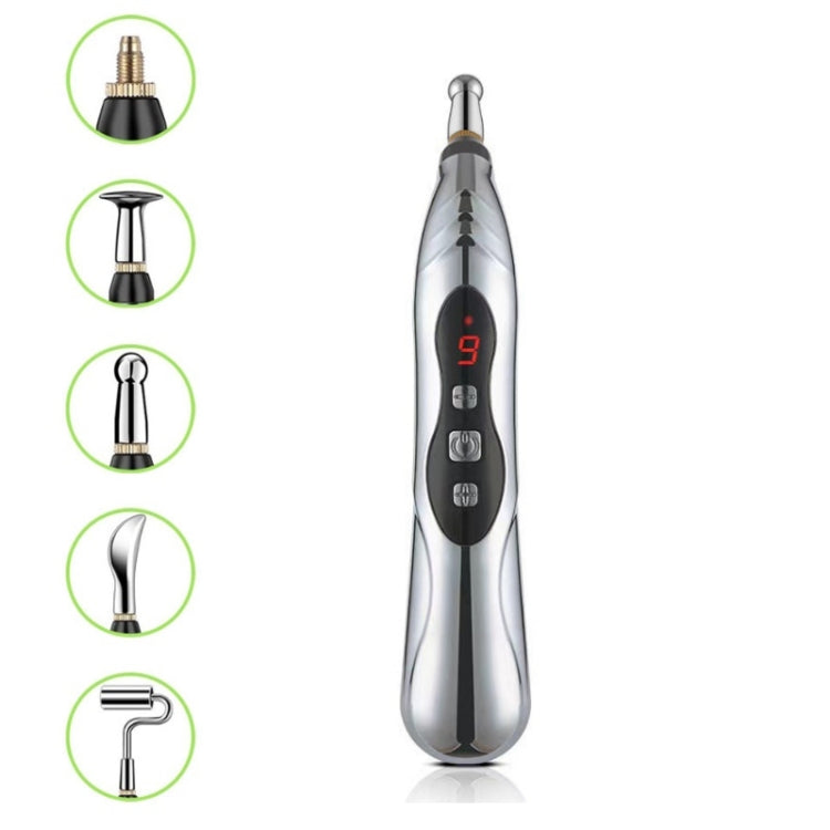 Circulating Energy Automatic Point Finding Meridian Pen Home Pain Electronic Acupuncture Pen Specifications：, 5 Head Color Boxes (Battery Model), Only Pen, 3 Head Color Box (Charging Model), 5 Head Color Box (Charging Model)