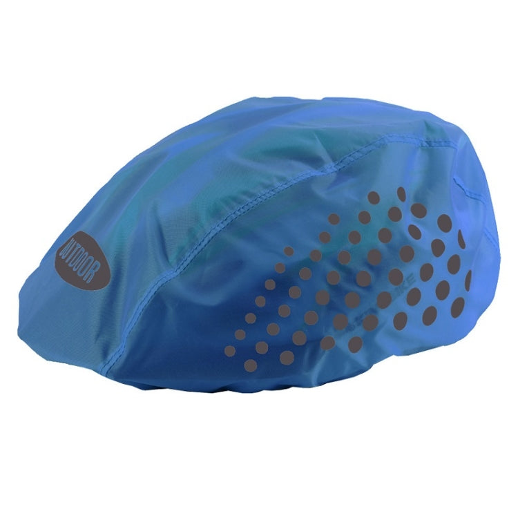 2 PCS Cycling Helmet Rain Cover Outdoor Reflective Safety Helmet Cover, Free Size