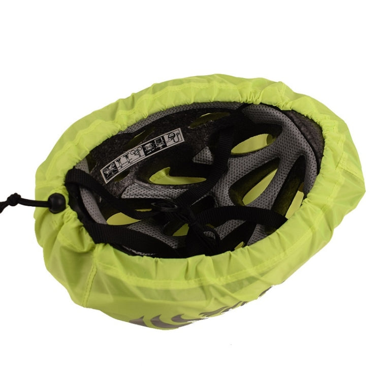 2 PCS Cycling Helmet Rain Cover Outdoor Reflective Safety Helmet Cover, Free Size