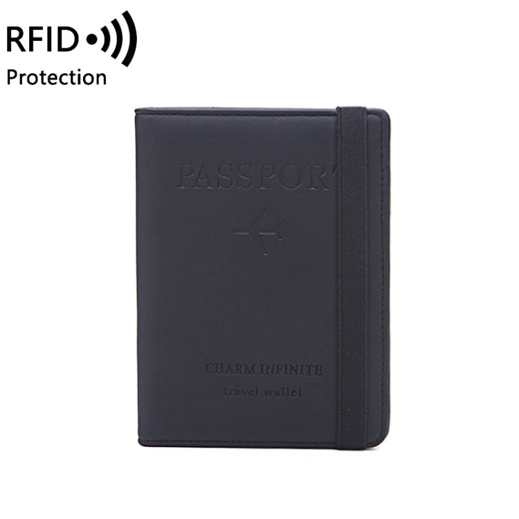 COVC1011 Travel Passport Card Bag Elastic Band Protective Case
