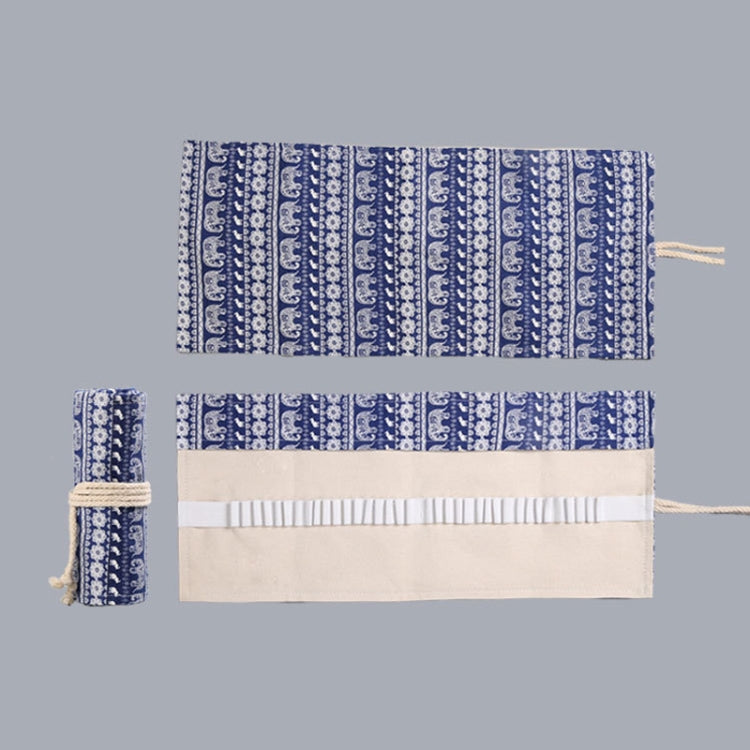 Handmade Canvas Pen Curtain Large-Capacity Pencil Case For Boys And Girls Color Pencil Sketch Stationery Box, 12 Holes, 24 Holes, 2 PCS 36 Holes, 36 Holes, 48 Holes, 72 Holes
