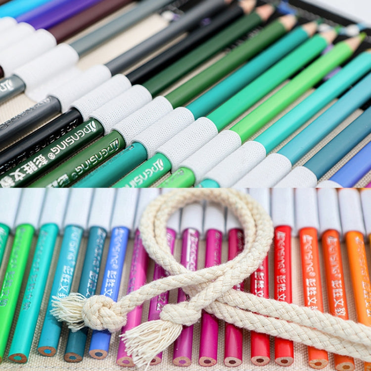 Night Sky Sketch Color Pencil Bag  Students Large-Capacity Canvas Pen Curtain Roll Pen Bag, 12 Holes, 24 Holes, 36  Holes, 48  Holes, 72 Holes
