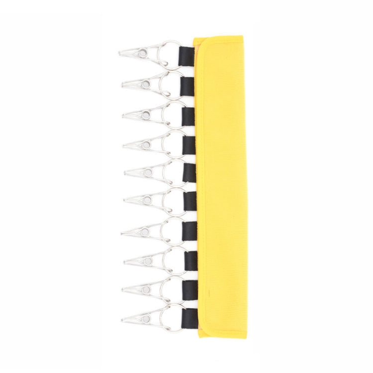 Portable Fabric Coat Hanger Hat Self-Adhesive Clip Travel Clothes Socks Foldable Hanger, Flannel