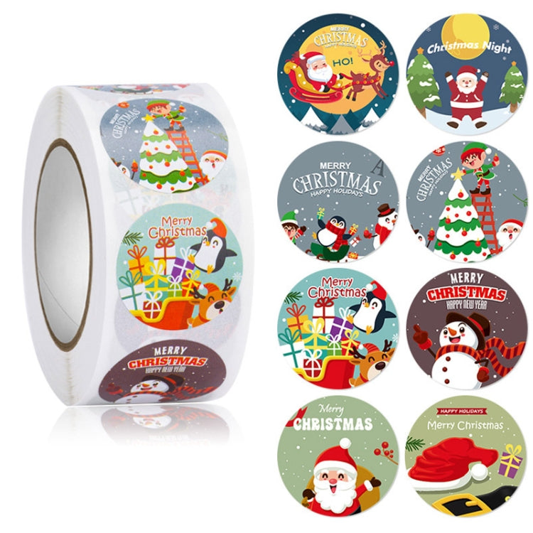 Christmas Gift Sticker Decoration Label Sealing Sticker, HA048, HA049, HA050, HA051, HA052, HA131, HA132, HA133, HA134