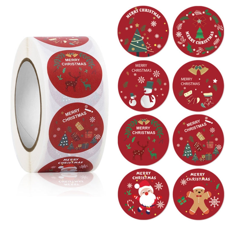 Christmas Gift Sticker Decoration Label Sealing Sticker, HA048, HA049, HA050, HA051, HA052, HA131, HA132, HA133, HA134