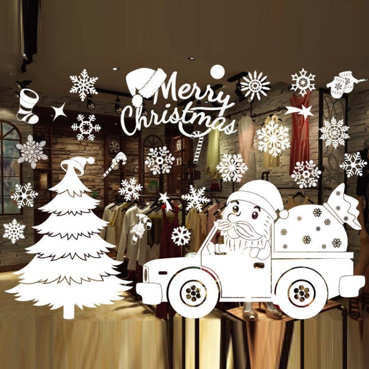 Christmas Decoration Window Stickers Wall Stickers Shopping Mall Supermarket Window Decoration, White 813, White 814, White 815, White 818, Color A30, Color A31, Color A51, Color A52, Color A53, White A57, White A58