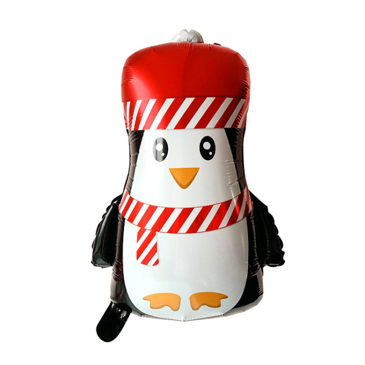 Christmas Decoration Aluminum Film Balloons, Style: Large Santa, Gift Santa, Cute Santa, Snowman, Penguin, Deer Head, Santa Head, Bear, Elk, Hat Snowman, Snowflake Santa, Large Santa