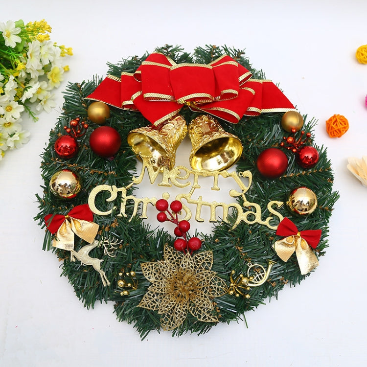 Christmas Decoration Wreath Garland Rattan Door Hanging, Red Flower, Double Clock, Chain, Gold, Double Bell Gift Pack, Big Branch, Old Man, Big Branch, Snowman, Bulls, Swan, Lemon, Cotton
