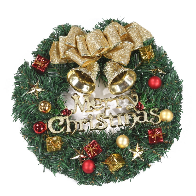 Christmas Decoration Wreath Garland Rattan Door Hanging, Red Flower, Double Clock, Chain, Gold, Double Bell Gift Pack, Big Branch, Old Man, Big Branch, Snowman, Bulls, Swan, Lemon, Cotton