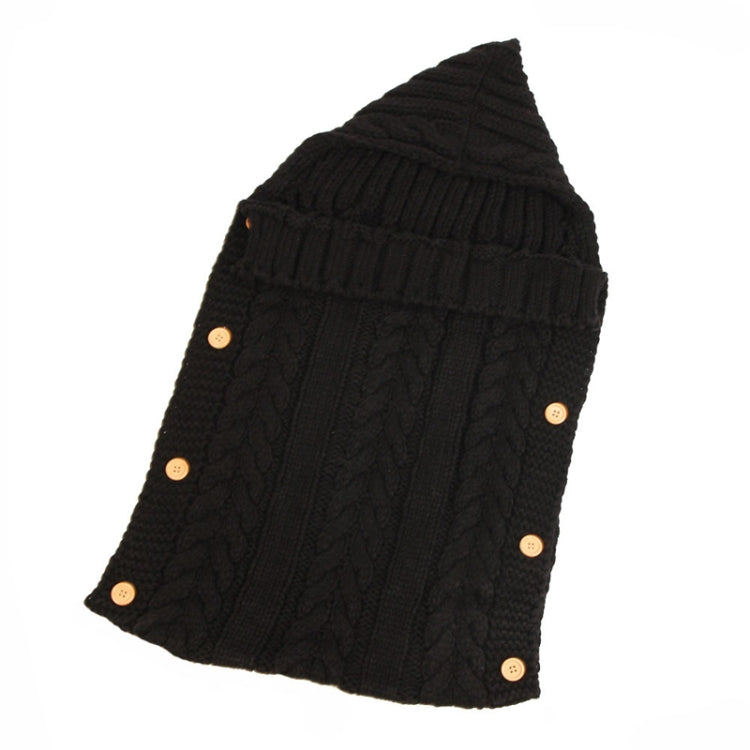 Zzsd0002 Autumn / Winter Baby Knitted Woolen Button Sleeping Bag Photography Blanket Stroller Sleeping Bag, Zzsd0002 Black, Zzsd0002 Beige, Zzsd0002 Sapphire, Zzsd0002 Cream White, Zzsd0002 Big Red, Zzsd0002 Dark Gray