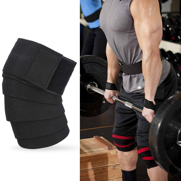 Nylon Four Stripes Bandage Wrapped Sports Knee Pads, Nylon Knee Pads(Black Red), Nylon Knee Pads (Black Yellow), Nylon Knee Pads (Black Light Blue), Nylon Knee Pads (Black Green), Nylon Knee Pads (Black Orange), Nylon Knee Pads (Black Ash)             ...