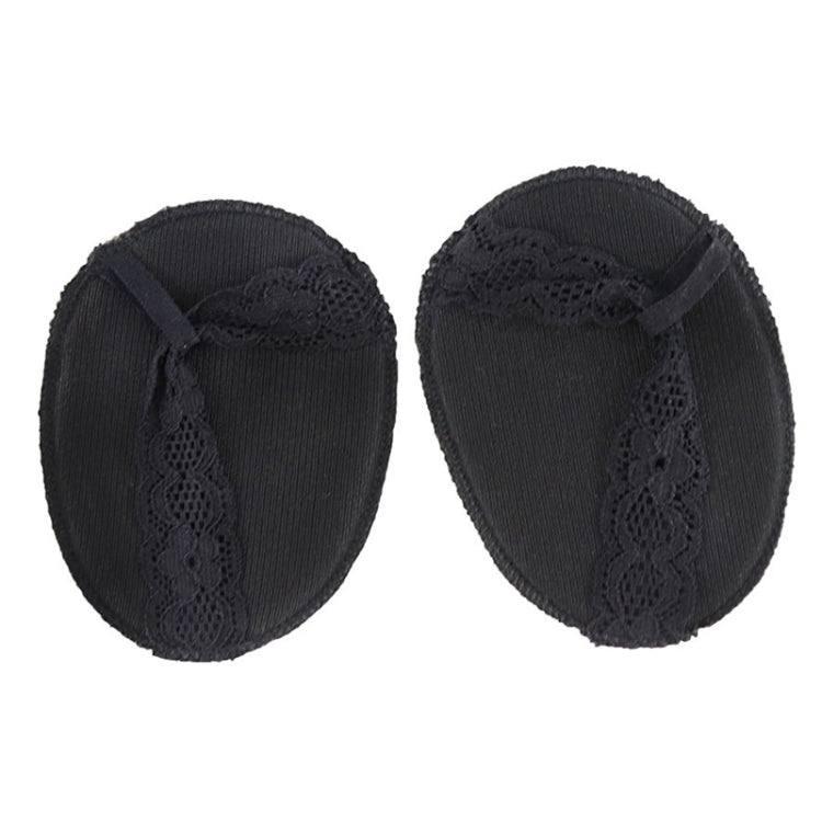 5 Pairs Invisible And Comfortable Sponge Thickened Half Pad Sweat-Absorbent And Breathable Forefoot Pad, Two Toe Skin, Two Toe Black, Wrap Head Skin, Wrap Head Black, Fish Mouth Skin, Fish Mouth Black, Flower Skin, Flower Black, People Skin, People Bla...