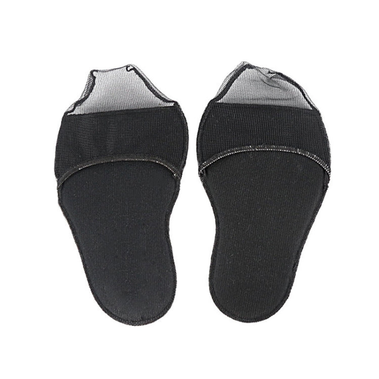 5 Pairs Invisible And Comfortable Sponge Thickened Half Pad Sweat-Absorbent And Breathable Forefoot Pad, Two Toe Skin, Two Toe Black, Wrap Head Skin, Wrap Head Black, Fish Mouth Skin, Fish Mouth Black, Flower Skin, Flower Black, People Skin, People Bla...