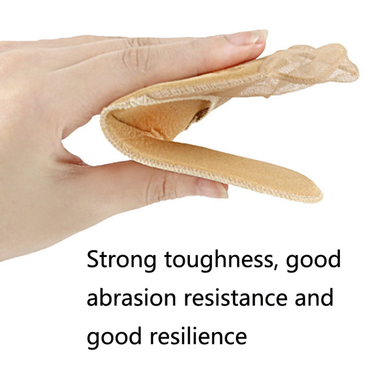 5 Pairs Invisible And Comfortable Sponge Thickened Half Pad Sweat-Absorbent And Breathable Forefoot Pad, Two Toe Skin, Two Toe Black, Wrap Head Skin, Wrap Head Black, Fish Mouth Skin, Fish Mouth Black, Flower Skin, Flower Black, People Skin, People Bla...