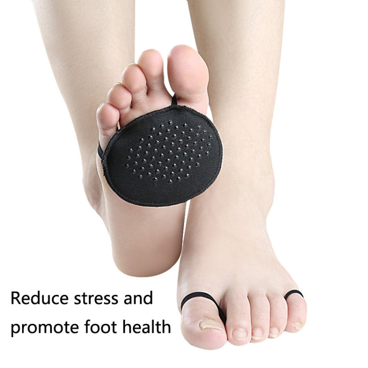 5 Pairs Invisible And Comfortable Sponge Thickened Half Pad Sweat-Absorbent And Breathable Forefoot Pad, Two Toe Skin, Two Toe Black, Wrap Head Skin, Wrap Head Black, Fish Mouth Skin, Fish Mouth Black, Flower Skin, Flower Black, People Skin, People Bla...