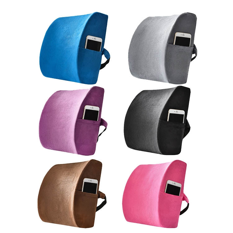 Office Waist Cushion Car Pillow With Pillow Core, Style:, Memory Foam, Gel Type