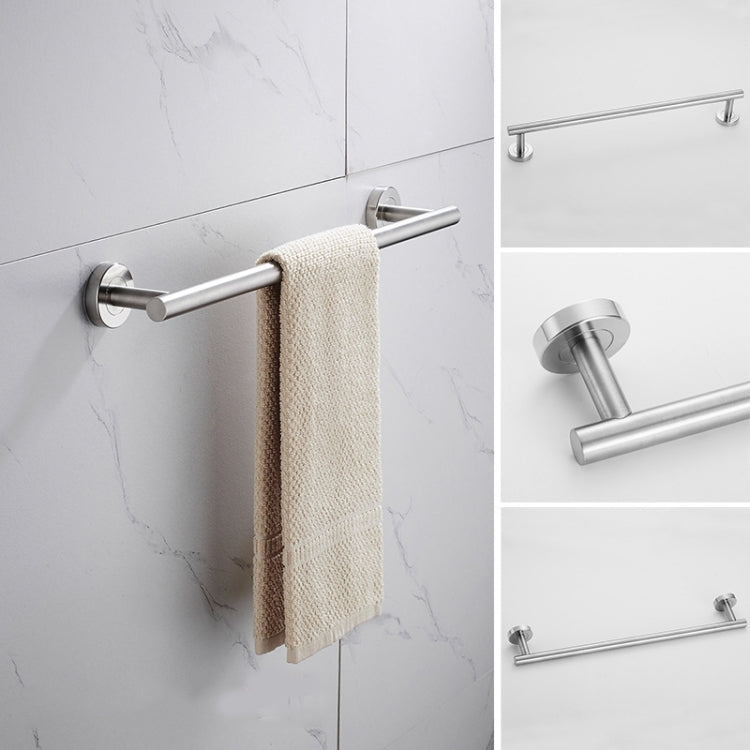 304 Stainless Steel With Grooved Bathroom Pendant Bathroom Shelf,Style:, Wire Drawing Single Rod 40cm, Wire Drawing  Towel Ring, Wire Drawing Hook, Paper Towel Holder A, Paper Towel Holder  B, Vertical Single Rod, Black Cloth Hook                      ...