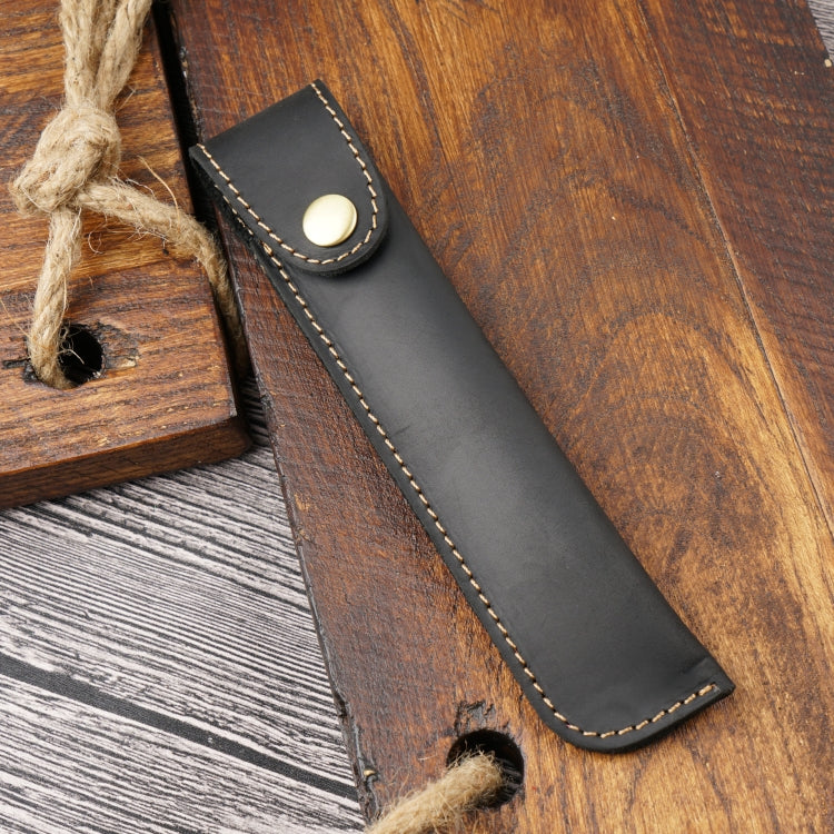 Pen Bag Personality Retro Pure Handmade First Layer Leather Pen Case Protective Cover, Mad Horse Skin Black, Mad Horse Skin Coffee, Mad Horse Skin Brown, Mad Horse Skin Green, Mad Horse Skin Wine Red, Mad Horse Skin  Blue, Mad Horse Skin Purple        ...