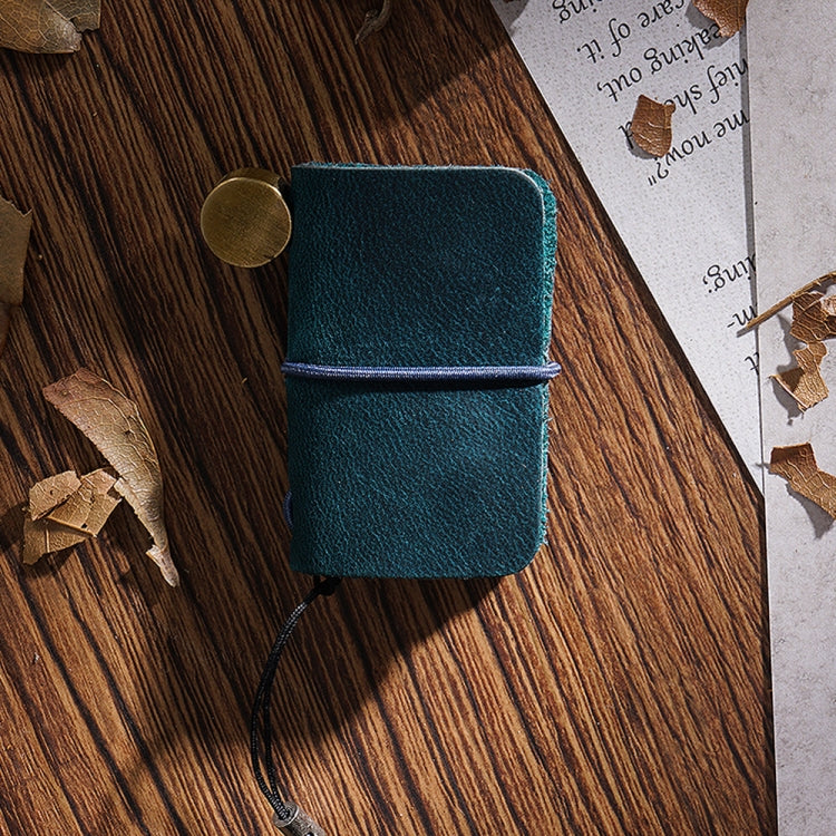 Ultra-Small Mini TN Hand Account Book Leather Notebook Portable Travel Diary, Crazy Horse Skin Black, Crazy Horse Skin Brown, Crazy Horse Skin Coffee, Crazy Horse Skin Ink Green, Crazy Horse Skin Wine Red, Crazy Horse Skin Blue, Crazy Horse Skin Purple...