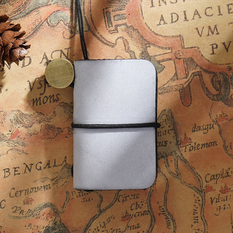 Ultra-Small Mini TN Hand Account Book Leather Notebook Portable Travel Diary, Crazy Horse Skin Black, Crazy Horse Skin Brown, Crazy Horse Skin Coffee, Crazy Horse Skin Ink Green, Crazy Horse Skin Wine Red, Crazy Horse Skin Blue, Crazy Horse Skin Purple...