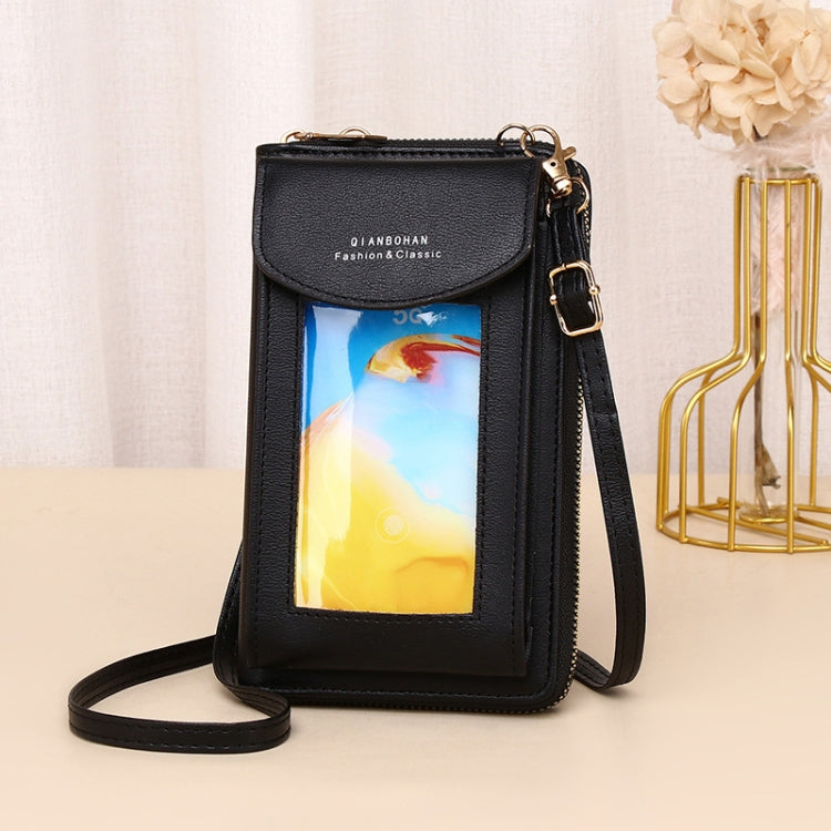 JLF012 Touch Screen Mobile Phone Bag Women Messenger Shoulder Bag, Red Wine, Black, Deep Pink, Light Pink, Light Blue, Light Green, Brown, Khaki