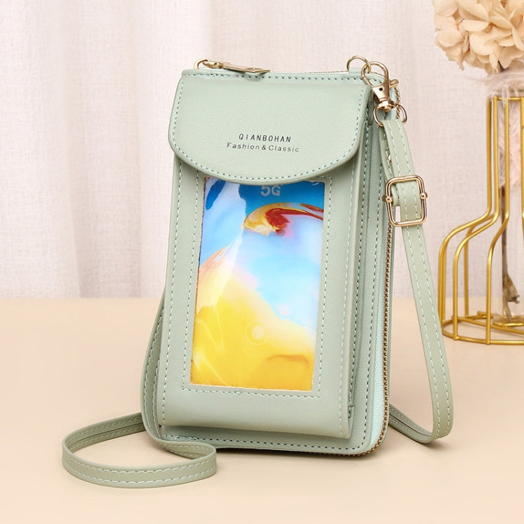 JLF012 Touch Screen Mobile Phone Bag Women Messenger Shoulder Bag, Red Wine, Black, Deep Pink, Light Pink, Light Blue, Light Green, Brown, Khaki
