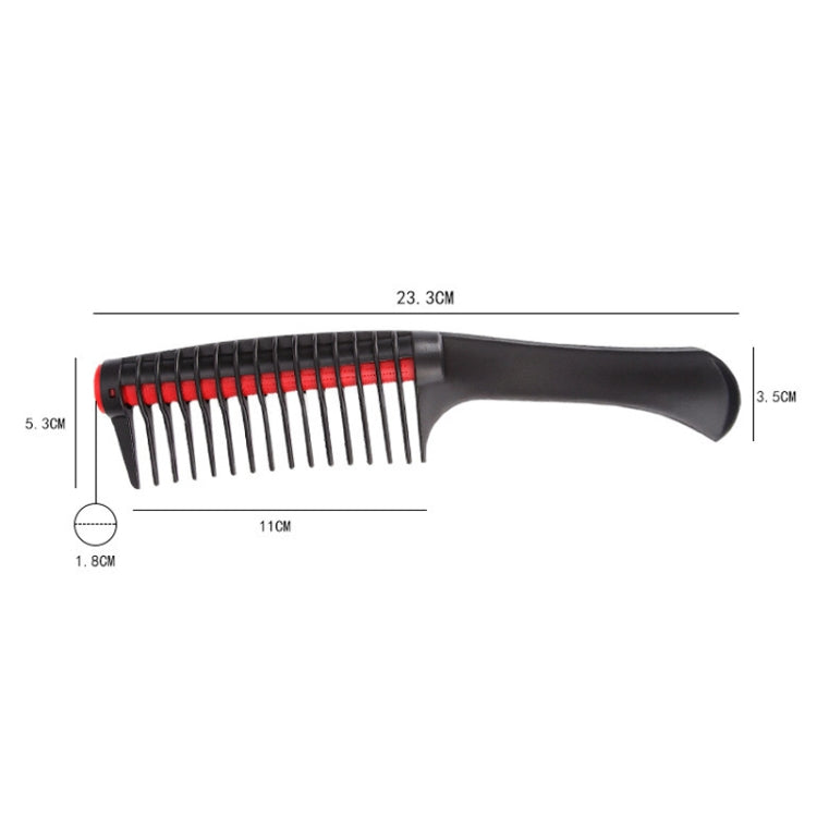 2 PCS 0089 Hair Salon Dyeing Hair Styling Brush Rolling Heart Smooth Hair Comb Brushing Hairdressing Tools