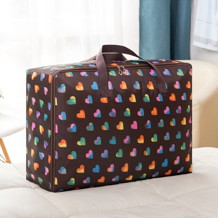 Oxford Cloth Quilt Moisture-Proof & Waterproof Storage Bag Zipper Portable Moving Luggage Bag, 55x33x20cm, 58x38x22cm, 60x50x25cm