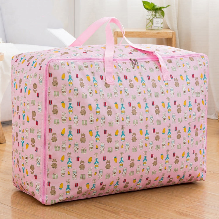 Oxford Cloth Quilt Moisture-Proof & Waterproof Storage Bag Zipper Portable Moving Luggage Bag, 55x33x20cm, 58x38x22cm, 60x50x25cm
