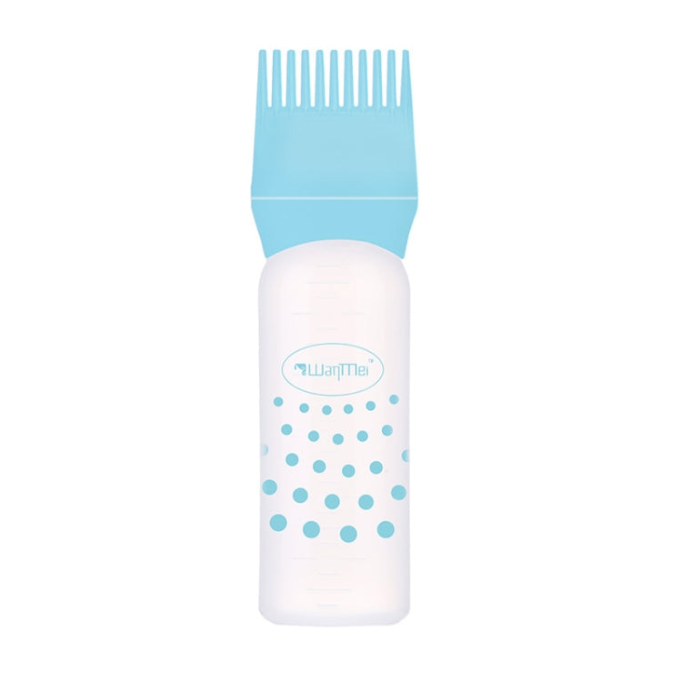 Hair Dyeing Hair Care Dry Cleaning Bottle Squeeze Transparent Rinse Scale Bottle Hairdressing Tools, Black, Blue, Pink