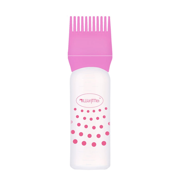 Hair Dyeing Hair Care Dry Cleaning Bottle Squeeze Transparent Rinse Scale Bottle Hairdressing Tools, Black, Blue, Pink