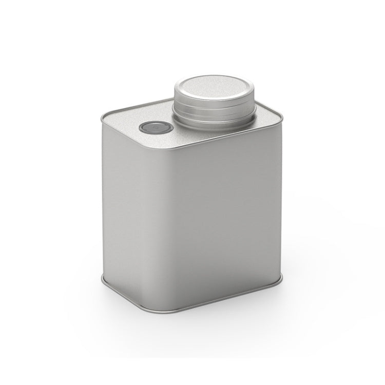 Square Tinplate Metal Sealed Cans Coffee Bean Powder Tin Cans, Specification: With Air Valve, With Air Valve, Without Air Valve