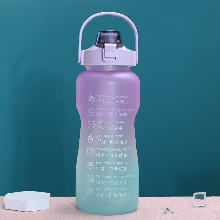 Large-Capacity Sports Water Cup Outdoor Drop-Proof Portable Straw Water Bottle, 1.5L, 2L