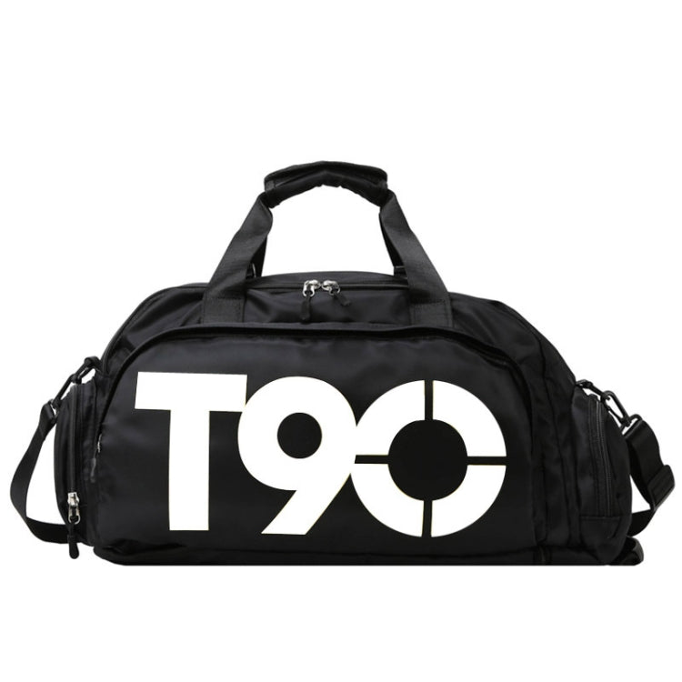 Sports Fitness Bag Large Capacity Luggage Bag Dry Wet Separation With Shoes Position Hand-Held Backpack Travel Bag, Pink White, Pink Yellow, Black and White, Black Yellow, Blue and White, Blue Yellow, Deep Blue White, Dark Blue Yellow, Red White       ...