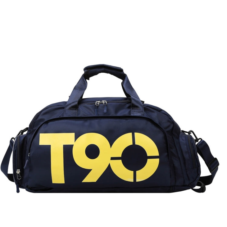 Sports Fitness Bag Large Capacity Luggage Bag Dry Wet Separation With Shoes Position Hand-Held Backpack Travel Bag, Pink White, Pink Yellow, Black and White, Black Yellow, Blue and White, Blue Yellow, Deep Blue White, Dark Blue Yellow, Red White       ...