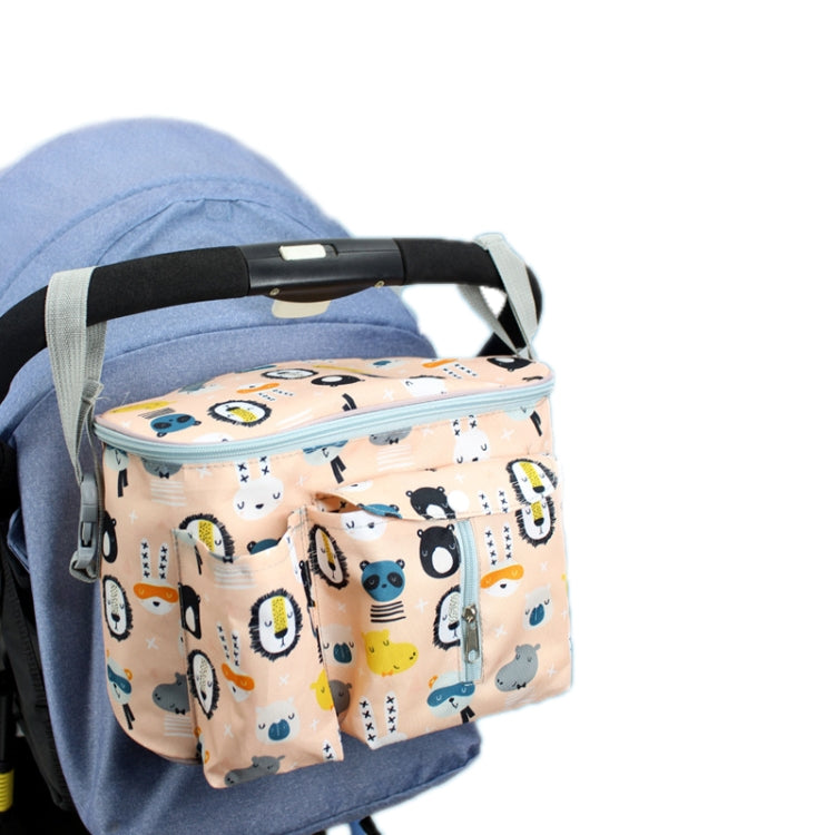 Multifunctional Baby Stroller Storage Bag, White Dinosaur, Yellow Zoo, Green Lamb, White Alpaca, Tibetan Owl, Denglin Deer, Yellow Zoo + Side Pocket, Green Lamb + Side Pocket, White Alpaca + Lateral Pocket, Tibetan Owl + Side Pocket                    ...
